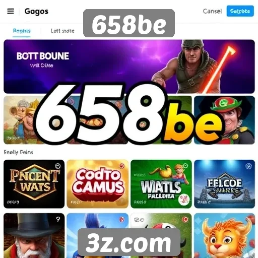 Comparativo de jogos disponíveis no 658be